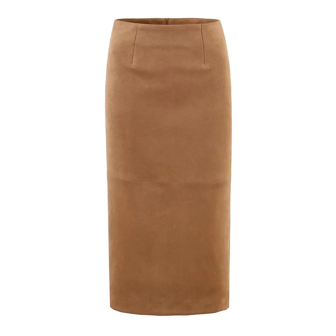Luxury Hem Slit Pencil Skirt
