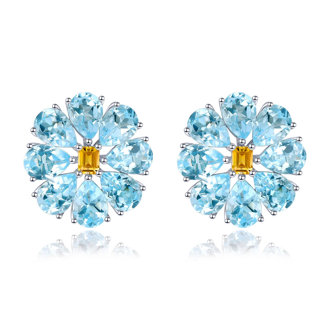 Light Luxury Natural Peridot Earrings
