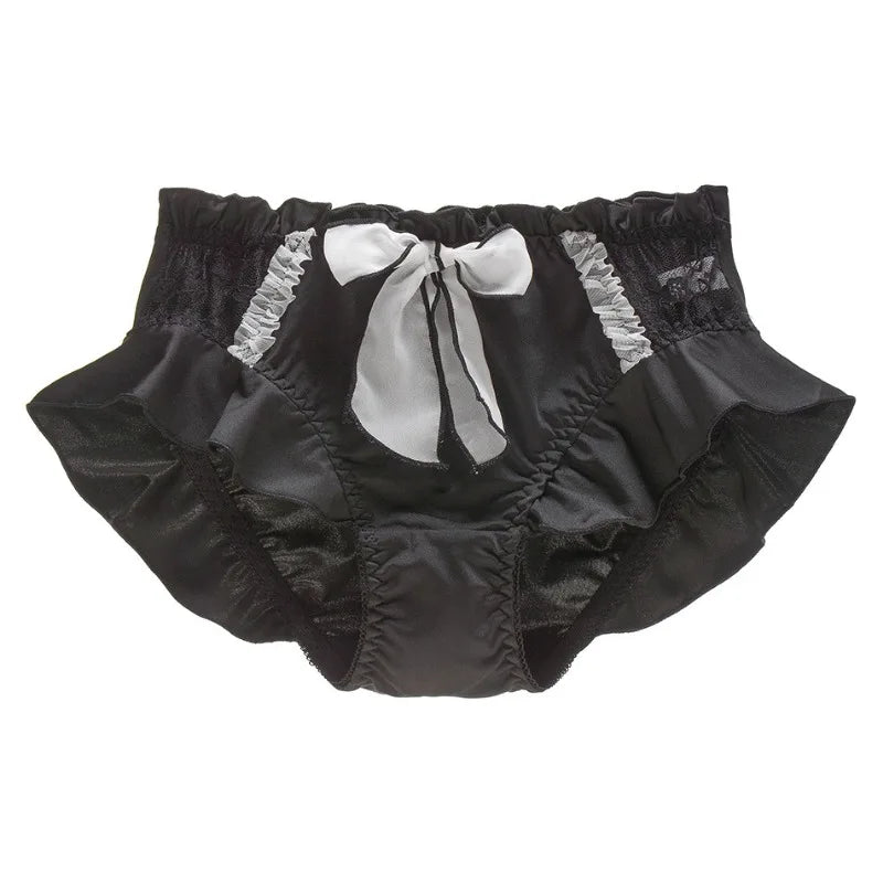 Cute Ruffle Ribbon Breathable Panties