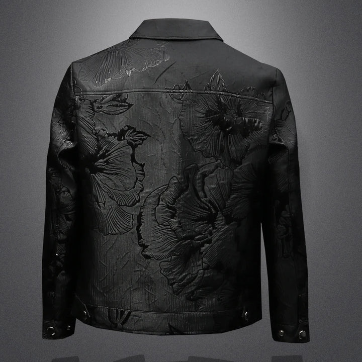 Trendy Streetwear Jacquard Jacket