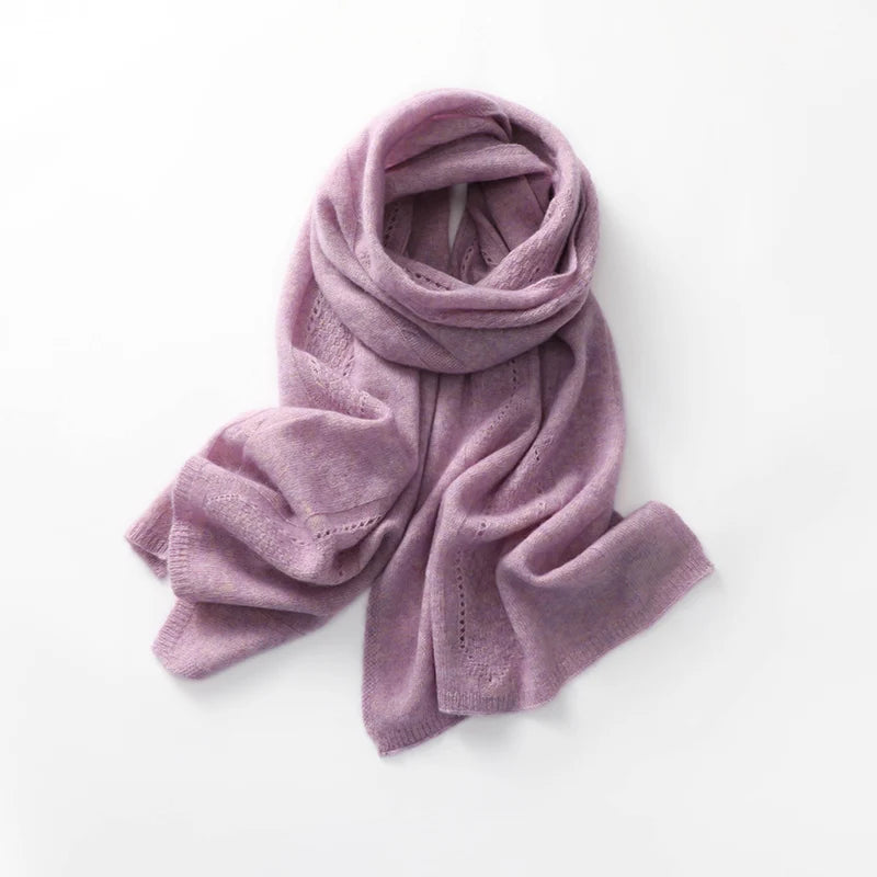 High-Quality Cashmere Knitted Scarf