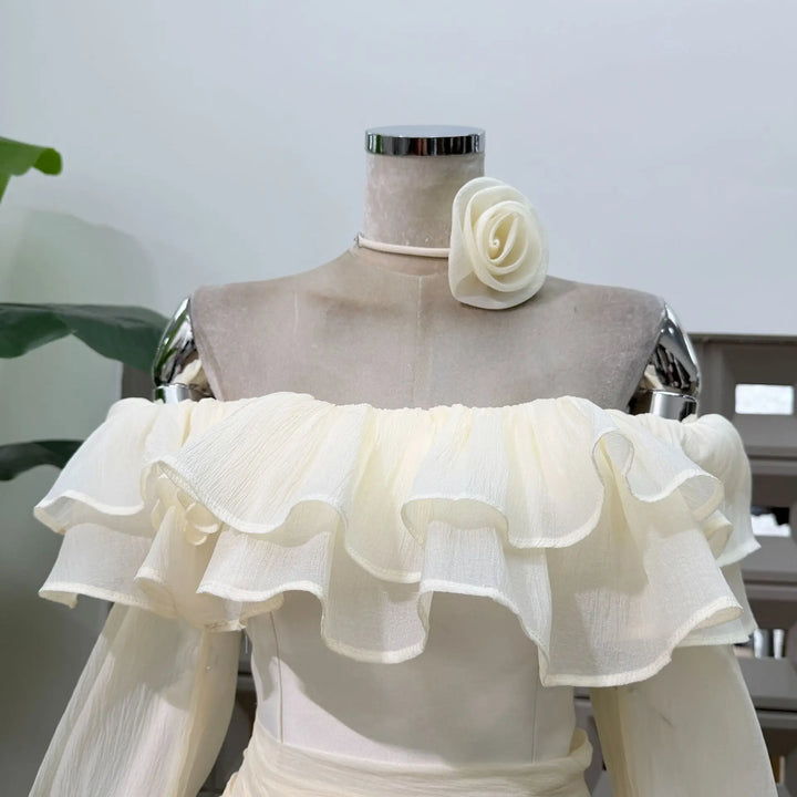 Fashionable Off Shoulder Mini Dress