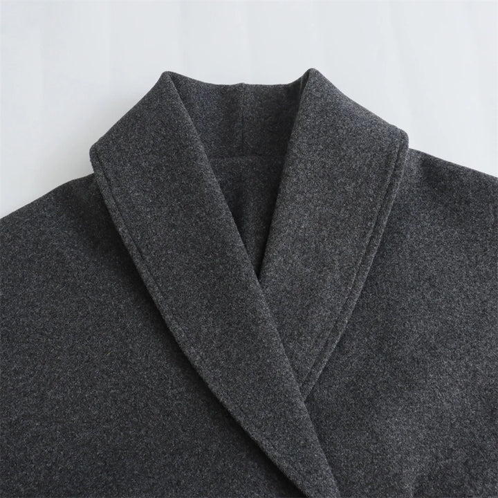Luxury Double-breasted Loose Coat