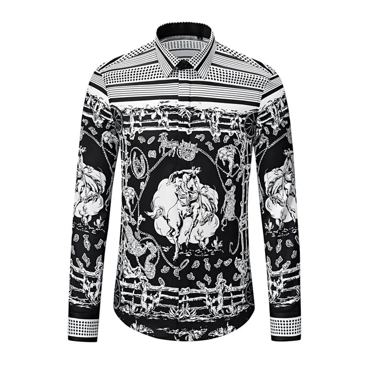 Glorious Printed Social Banquet Shirt