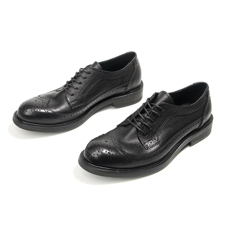 Luxury Block Design Oxford Leather Shoes