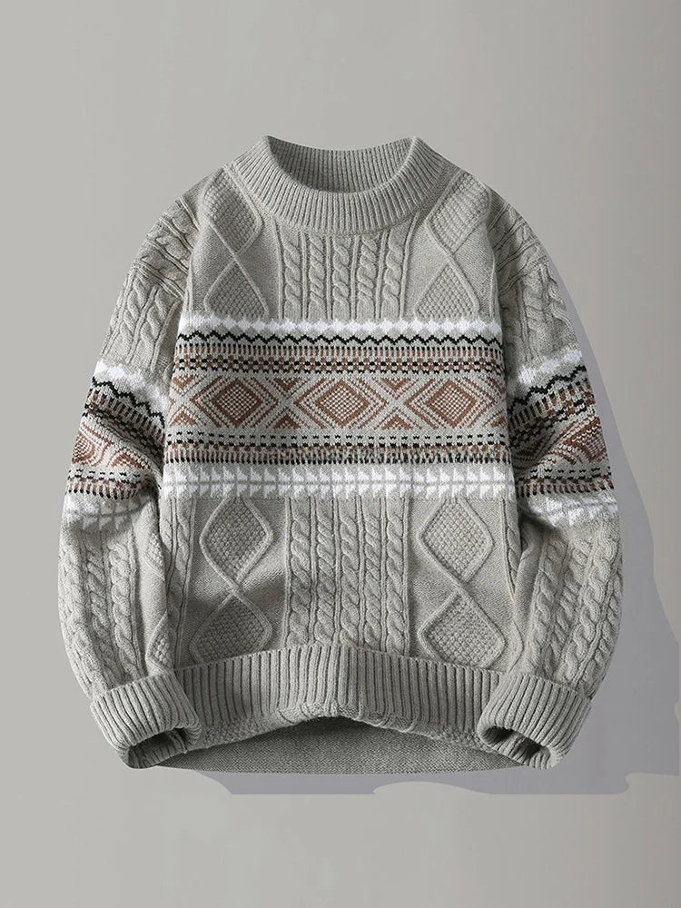 Warm Hand-Knitted Sweater