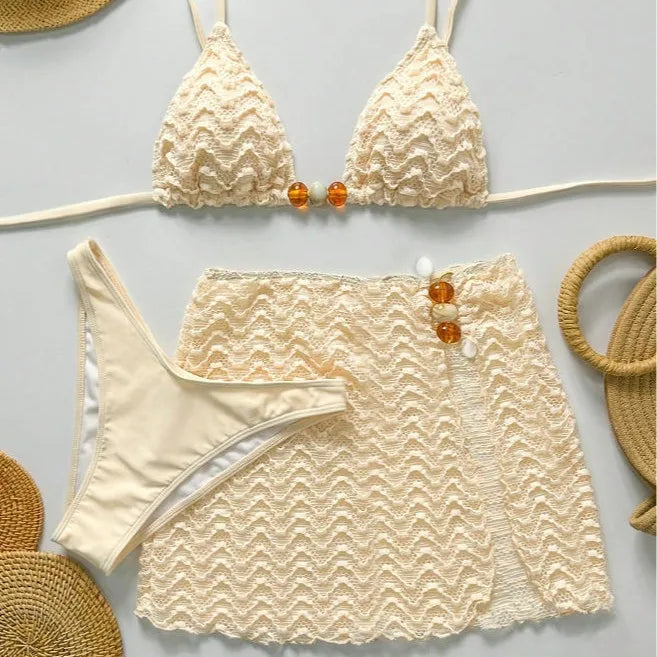 Stunning 3-Pieces Bikini Set