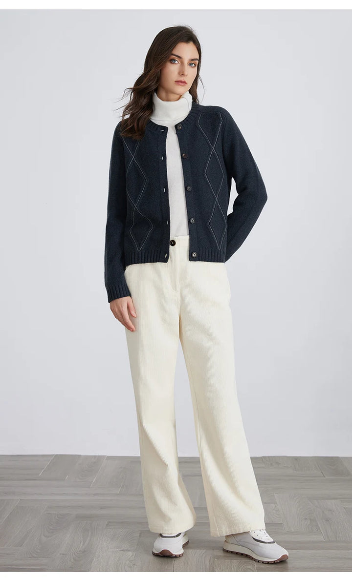 High-end Merino Wool Cardigan