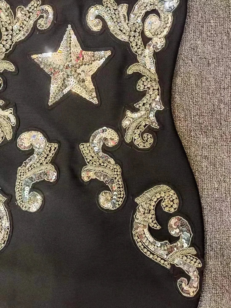 Glamorous Star Glitter Mini Dress