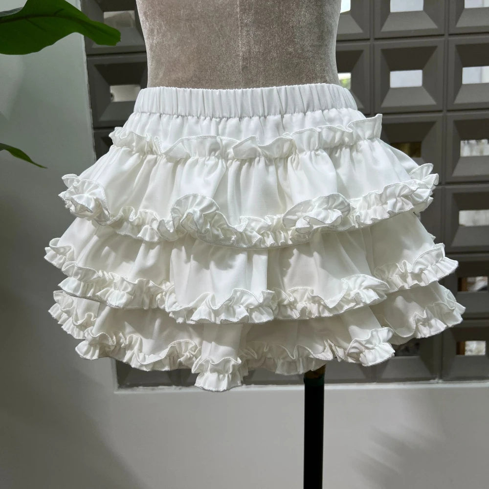 Luxury Two-Piece Youthful Girls Skirt Set