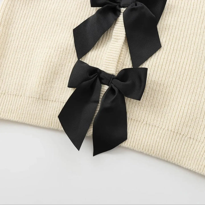 Vintage O-Neck Knitted Cardigan