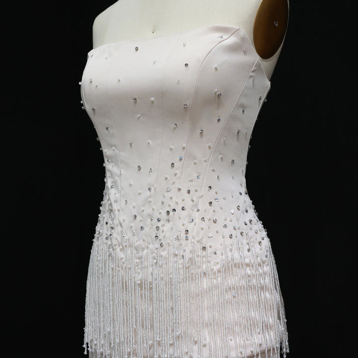 Elegant Two-Piece Arabic Beading Gown