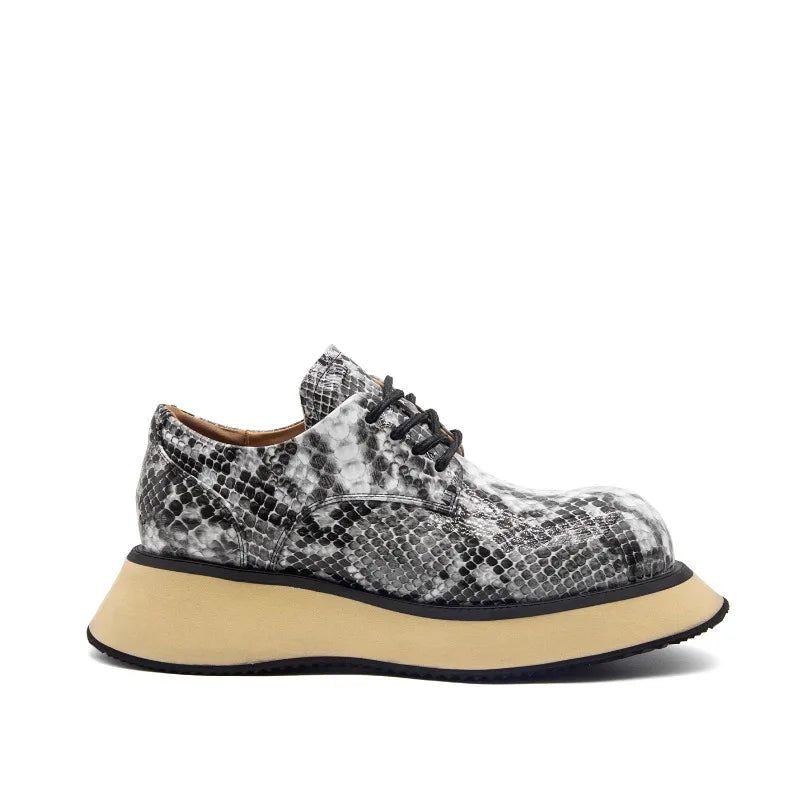 Classic Big Head Derby Shoes