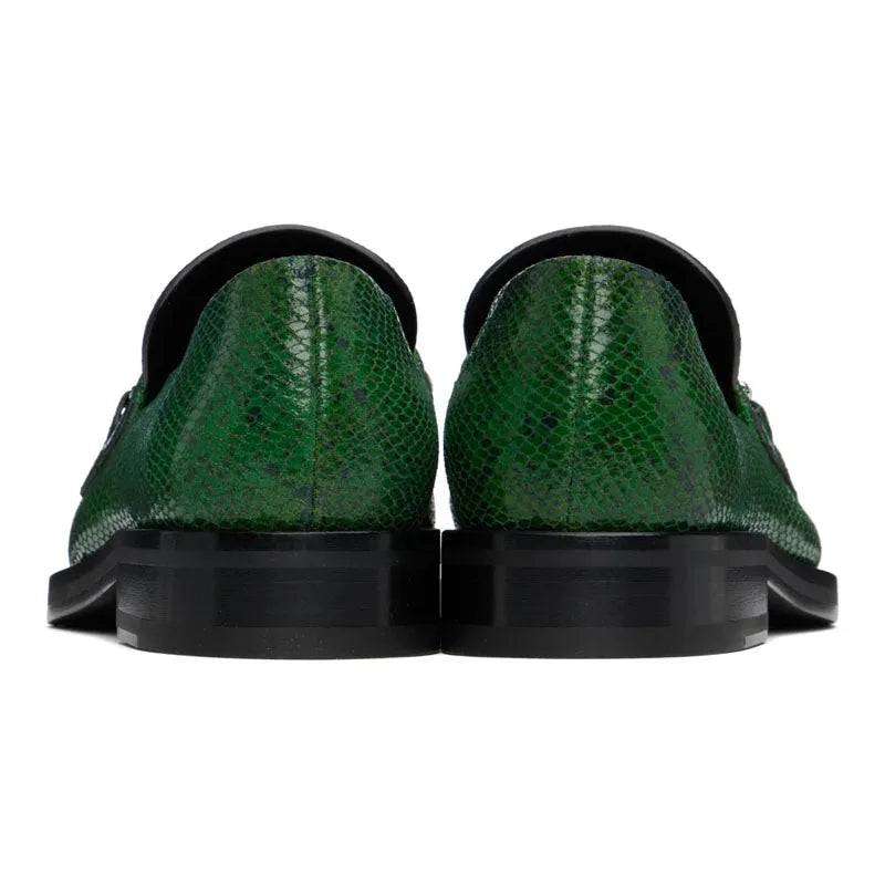 Premium Fish Scale Patterned Loafers
