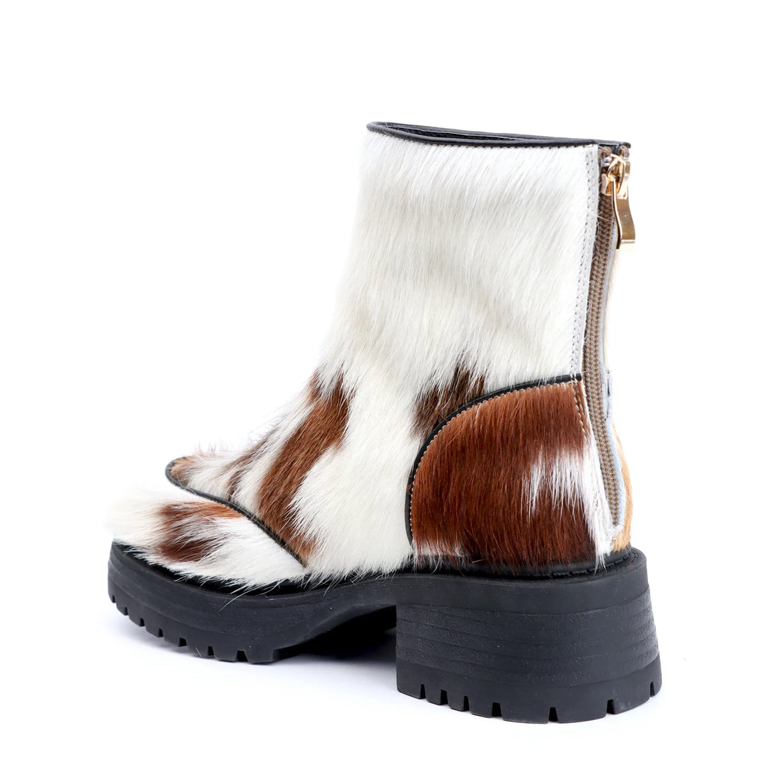 Luxury Chunky Calf Hair Boots