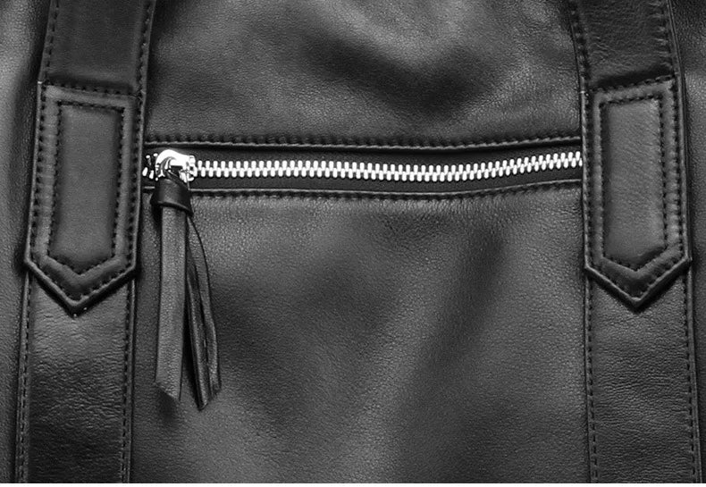 Premium Leather Layered Tote Bag