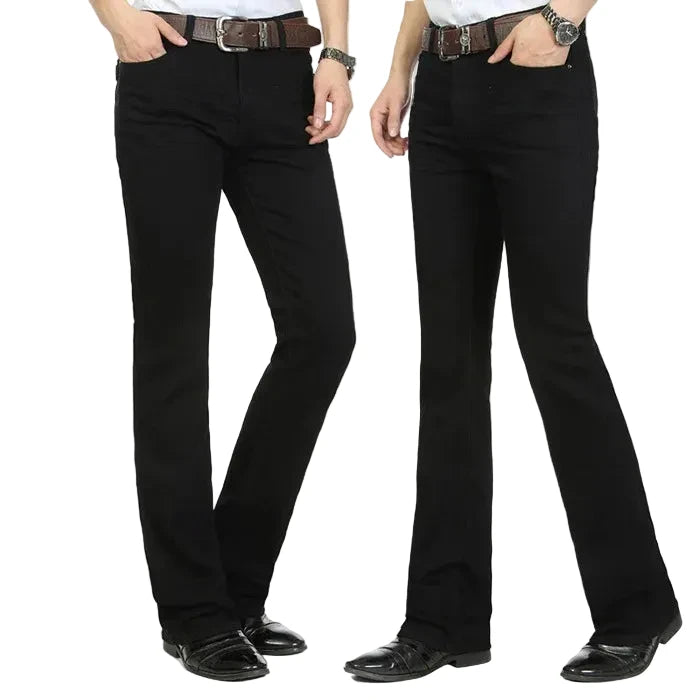 Luxury Slim Fit Bell Bottom Denim Trouser