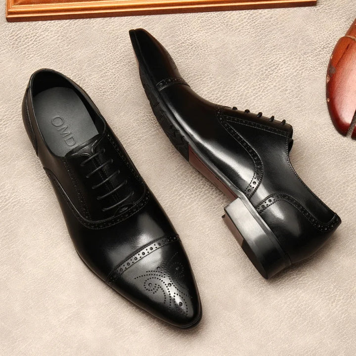 Stylish Real Carved Oxford Shoes