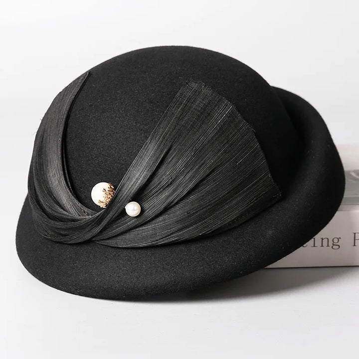French Silk Linen Beret Hat