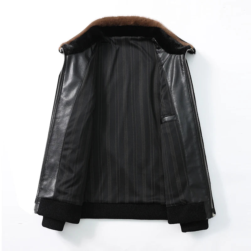 Trendy Golden Fur Short Lapel Coat