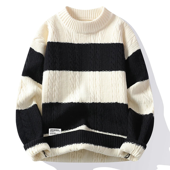 High-End Long Sleeve Pullover Sweater
