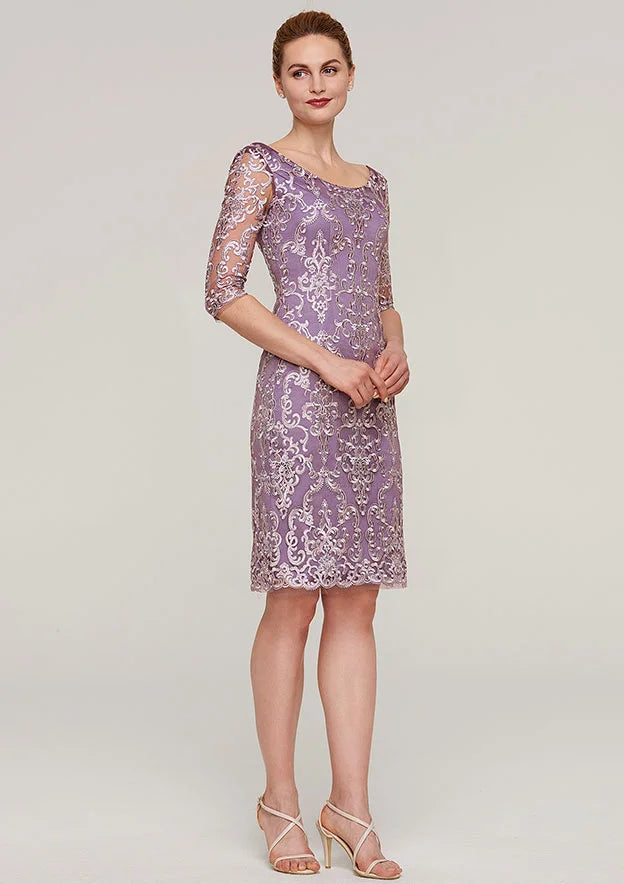 Classic Half-Sleeves Mother Of Bride Dress