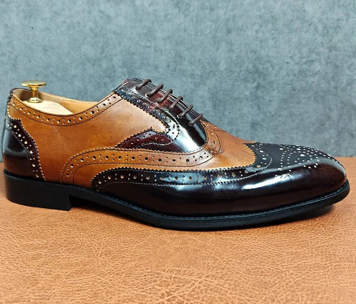 Party Style Leather Brogue Shoes