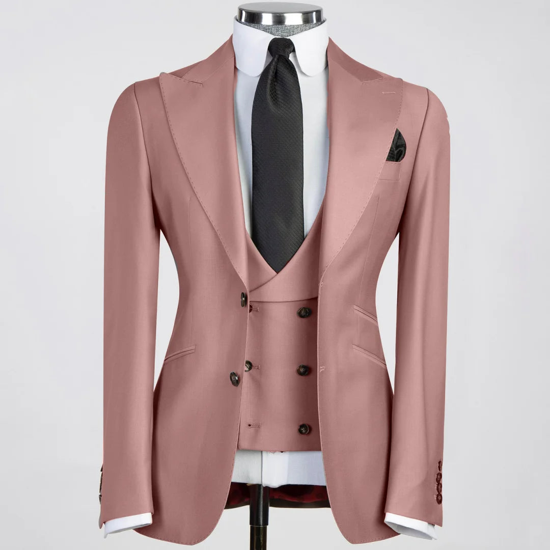 Versatile 3-Piece Men's Formal Suit