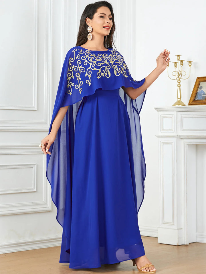 Embroidered Robe Kaftan Dress