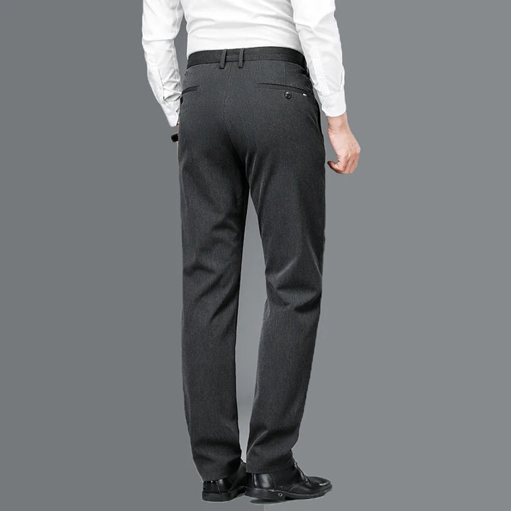 Mid Straight Fashion Elastic Pants