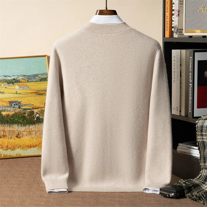 Charming Thick Cashmere Base Sweater