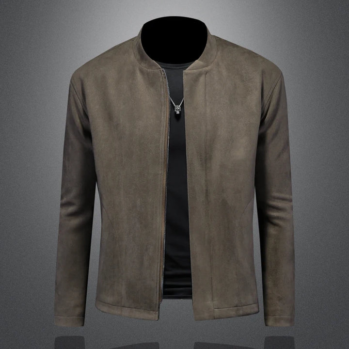Trendy Suede Casual Fit Jacket