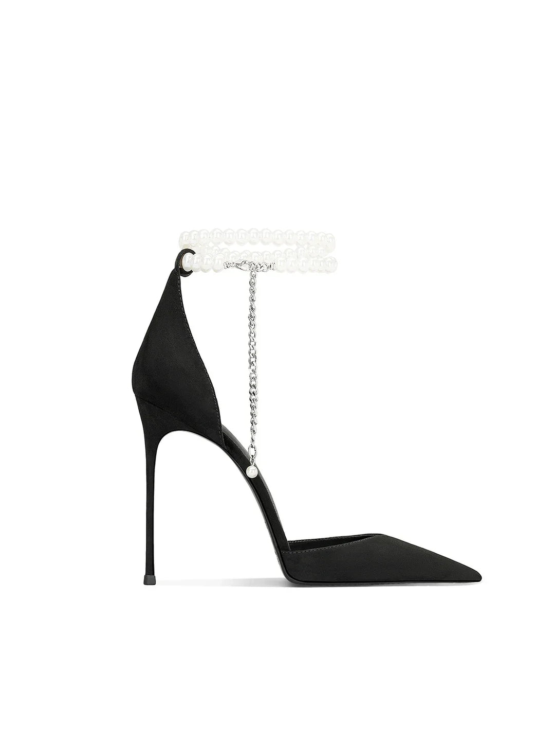 Stylish Pearl Straps High Heels