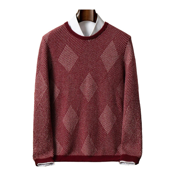 Luxurious Round Neck Pure Cashmere Sweater