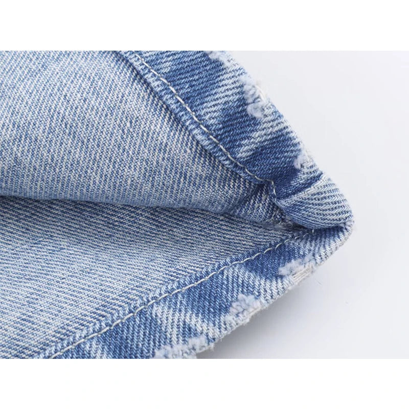 Refined Straight Fit Denim Pants