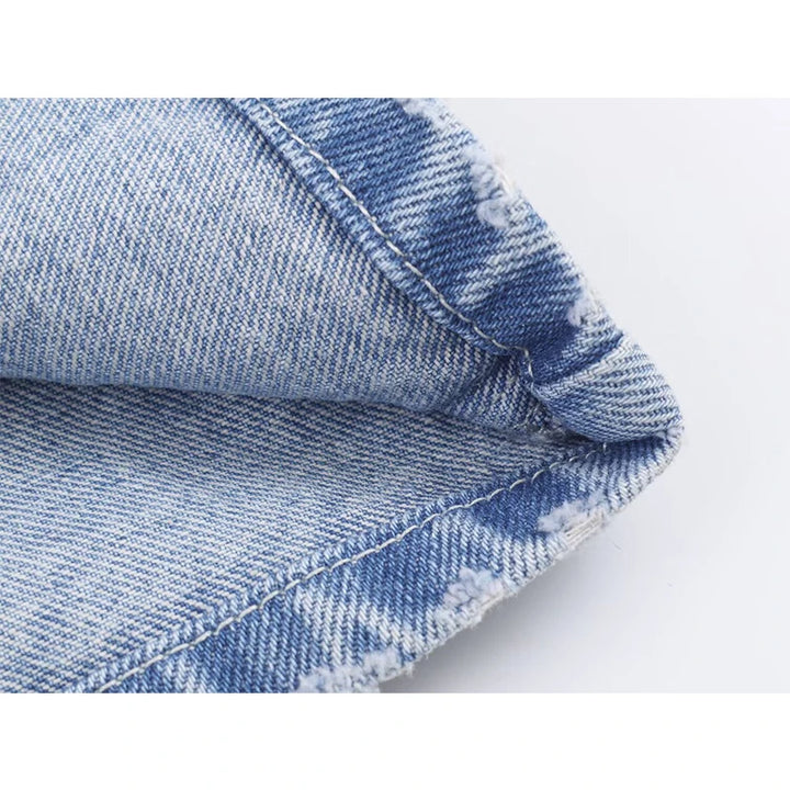 Refined Straight Fit Denim Pants