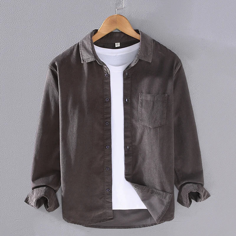 New Youth Fashion Corduroy Shirt