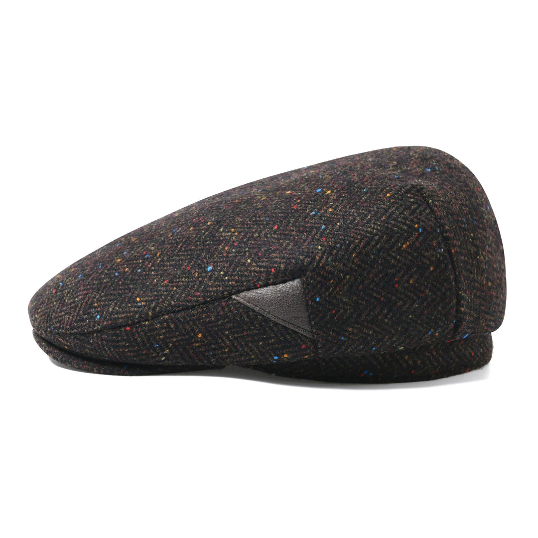 Stylish Wool Tweed Irish Cap
