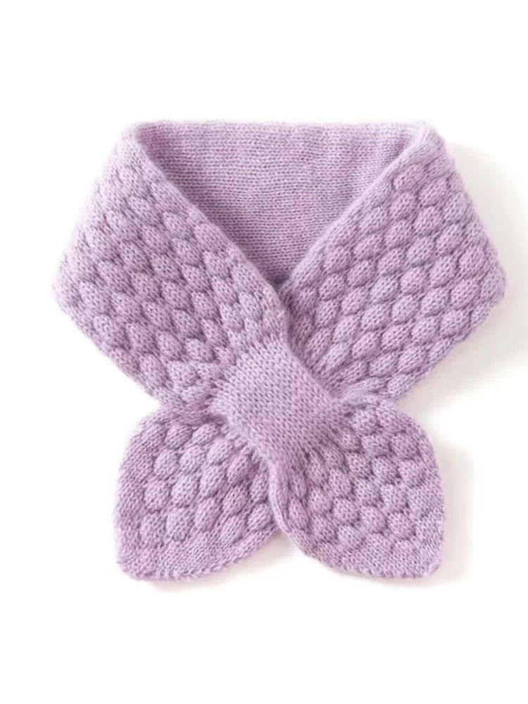 Soft Cashmere Bowknot Scarf