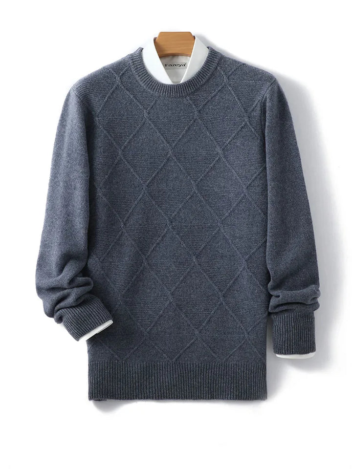 Casual Pure Wool Knitted Sweater