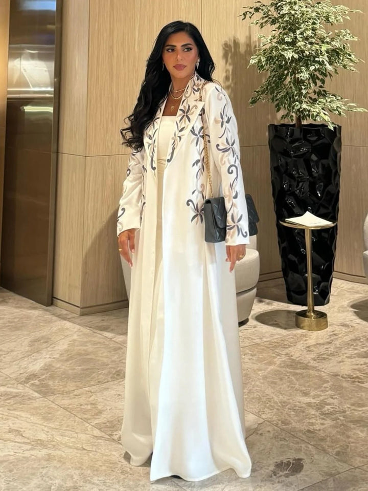 Luxurious Front Open Kaftan Dress