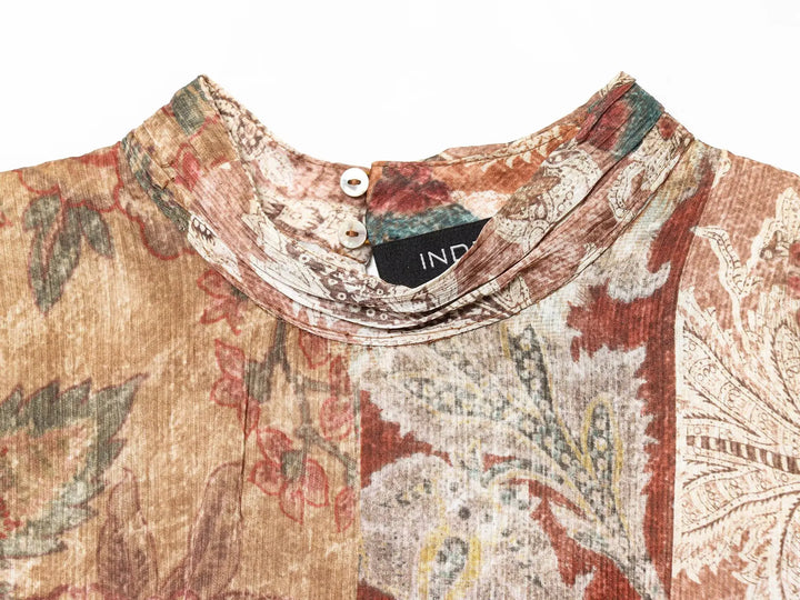 Effortlessly Floral Print Ruffles Layered Dress