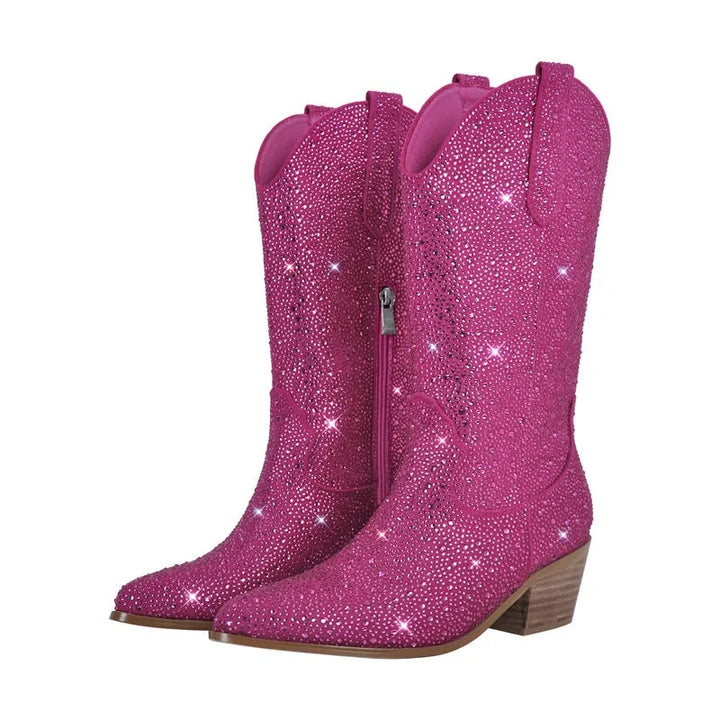 Bling Glitter Rhinestone Boots