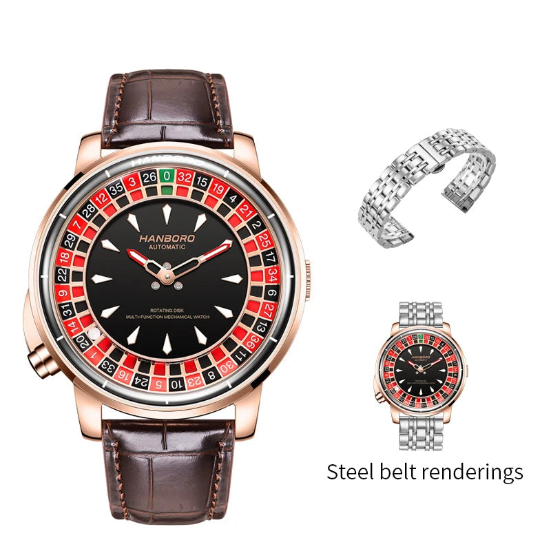 Classic Roulette Wheel Fully Automatic Watch