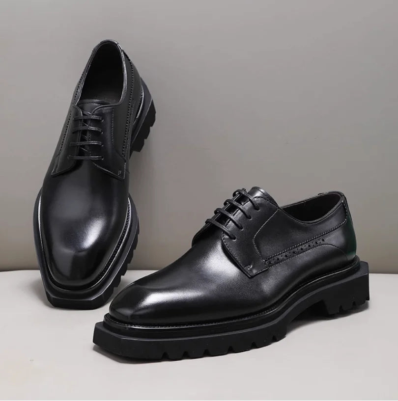 High-End Square Toe Formal Shoes