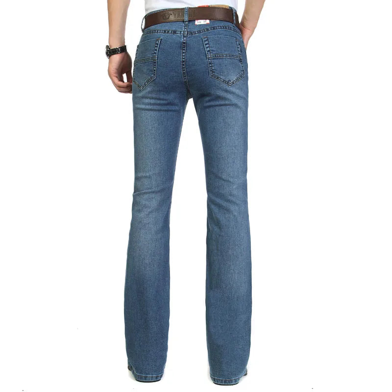 Luxury Slim Fit Bell Bottom Denim Trouser