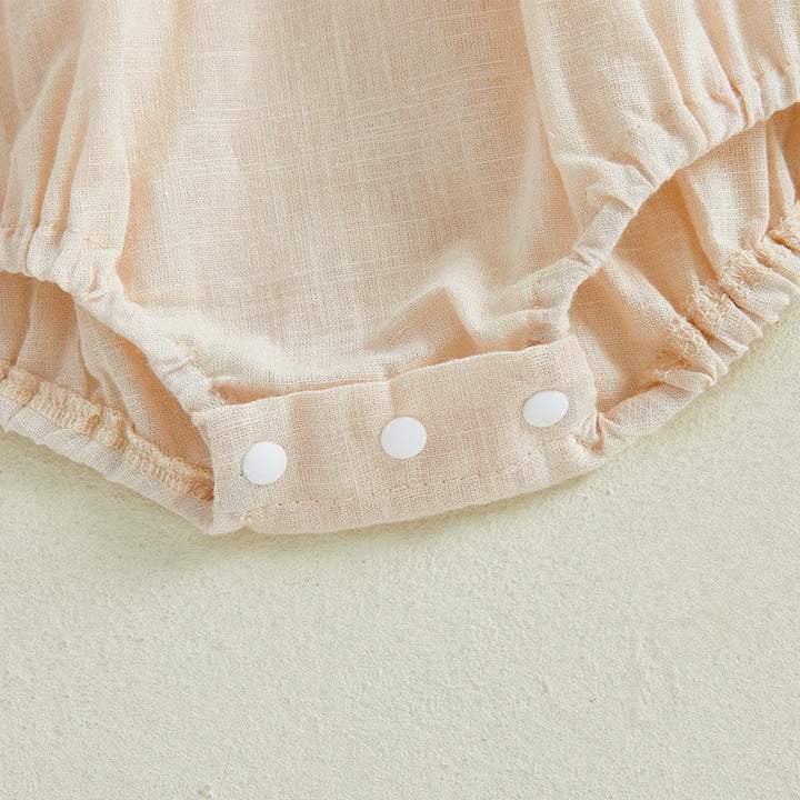 Stylish Smocked Bubble Baby Girl's Romper