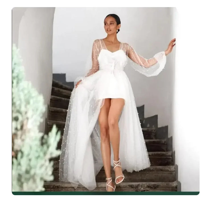 Pearl Elegance Bridal Robes