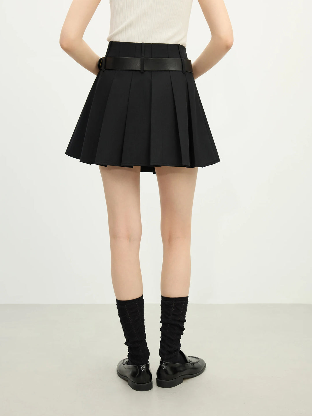 Elegant High Waisted Short Skirt