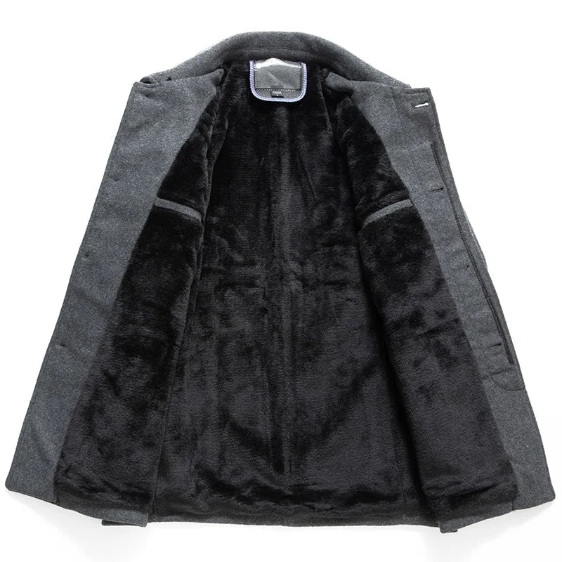 Royal Wool Blend Trench Coat